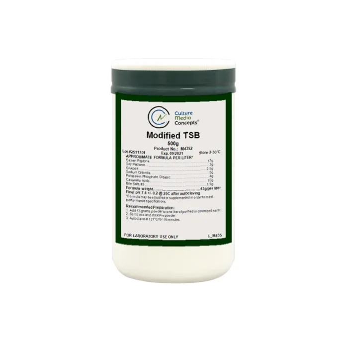 Modified Tryptic Soy Broth, USP, USDA, 500g